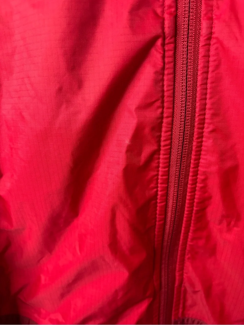 L.L. Bean Kids' Red Hooded Windbreaker Jacket - L (14/16)